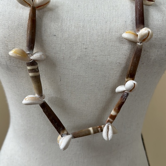 Unique Boho Long Sea Shell Necklace - Picture 3 of 5